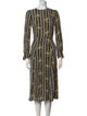 Reformation Printed Midi Length Dress