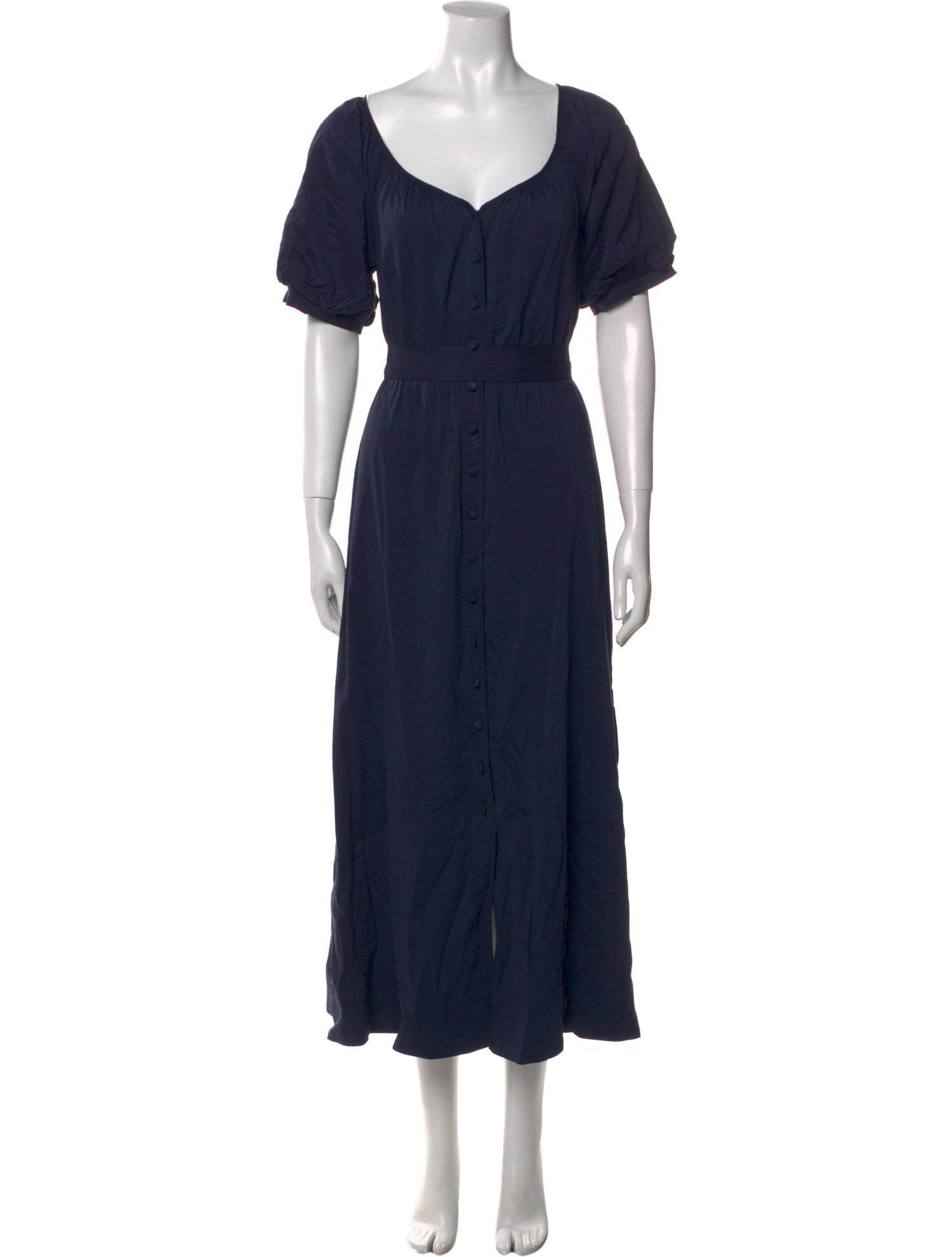 Reformation V-Neck Long Dress