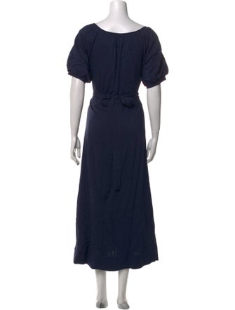 Reformation V-Neck Long Dress