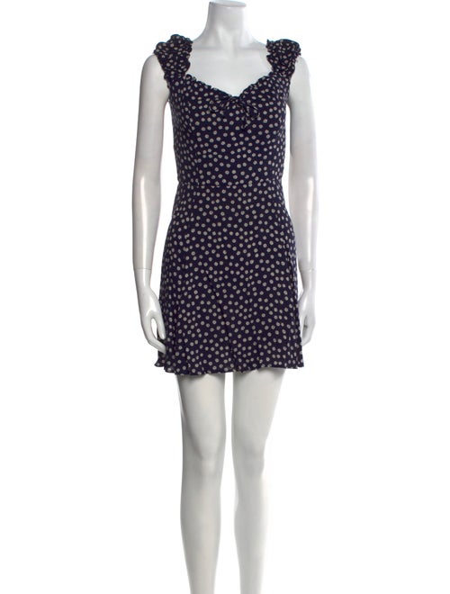 Reformation Printed Mini Dress
