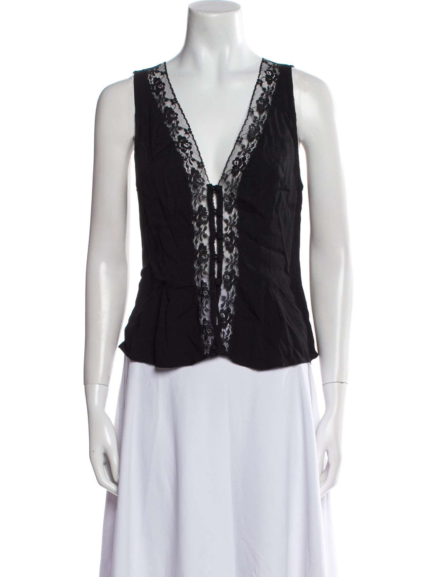 Reformation V-Neck Sleeveless Tunic