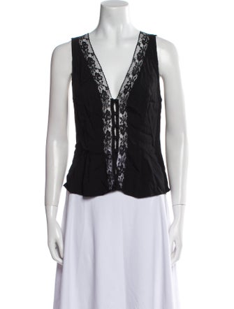 Reformation V-Neck Sleeveless Tunic