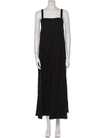 Reformation Square Neckline Midi Length Dress