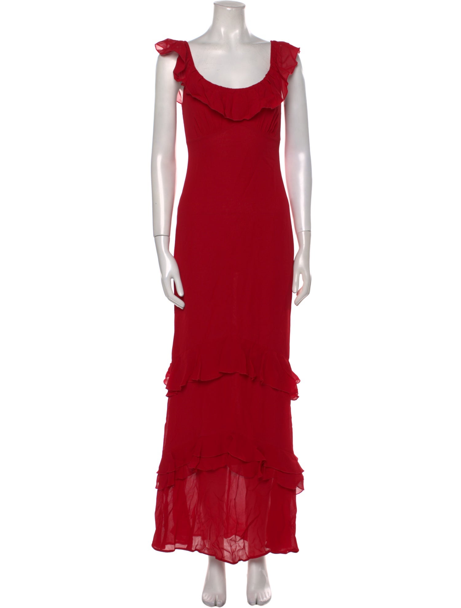 Reformation Scoop Neck Long Dress