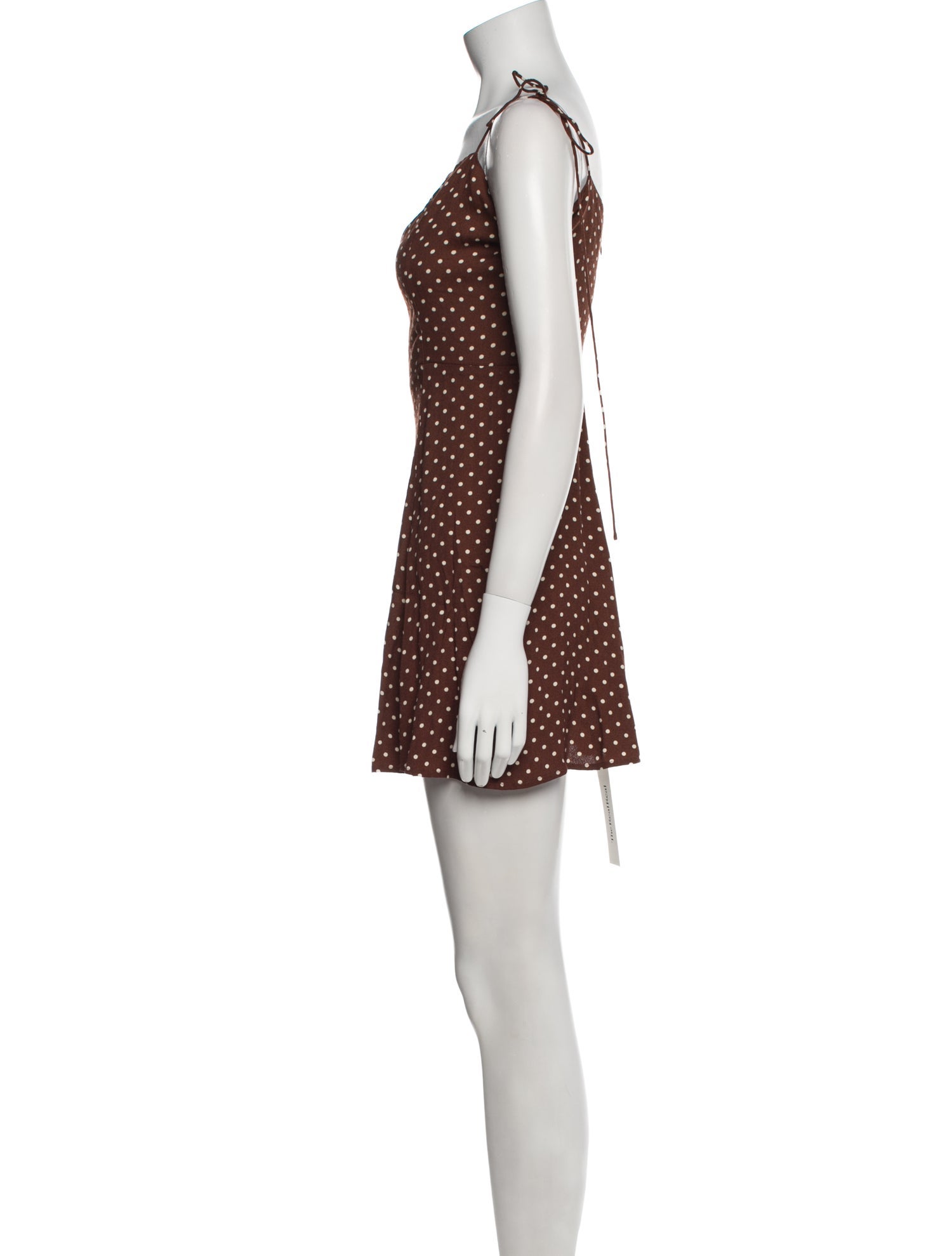 Reformation Polka Dot Print Mini Dress