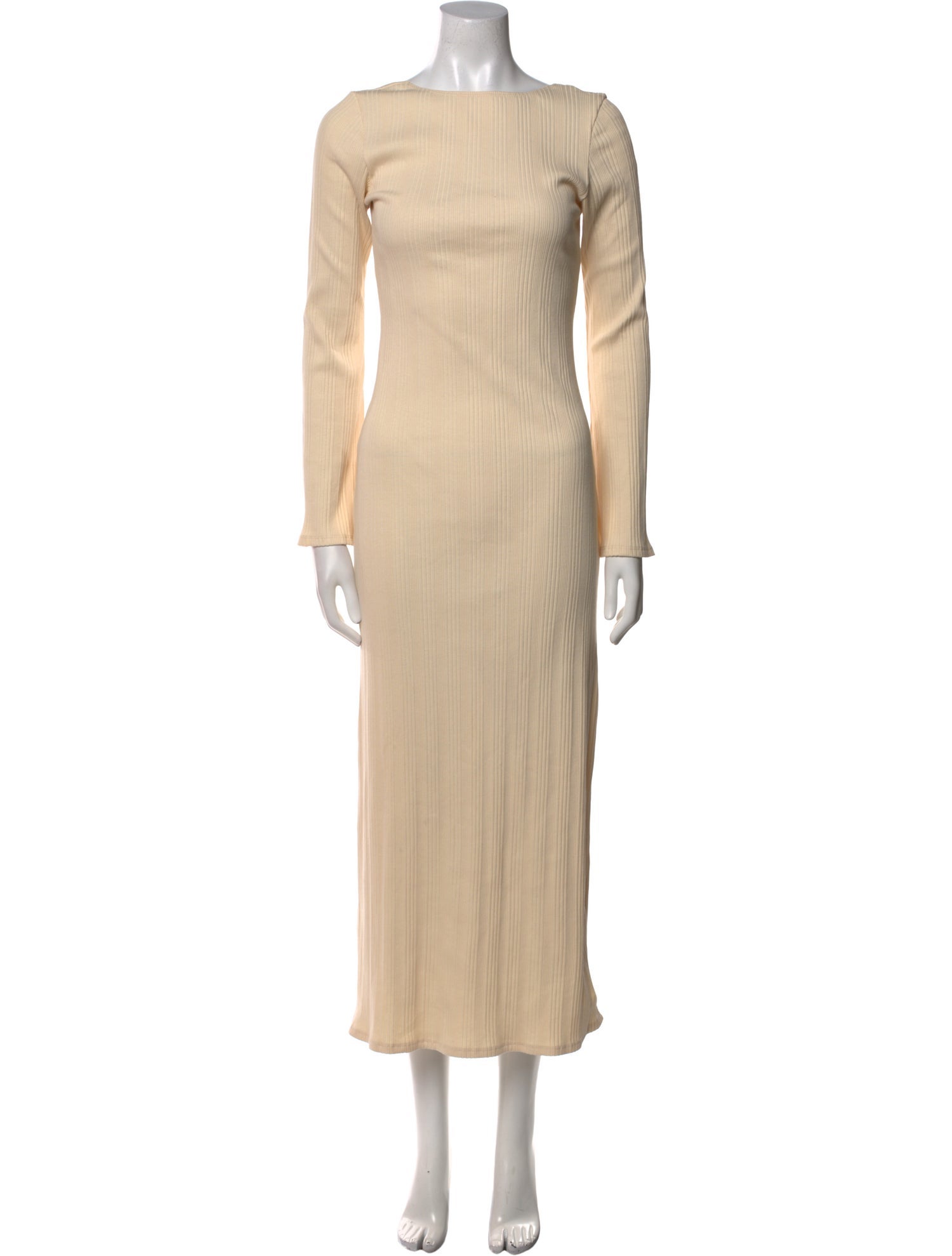 Reformation Bateau Neckline Long Dress