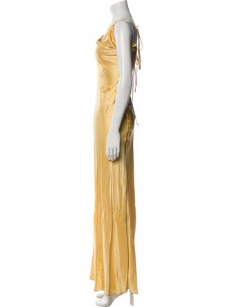 Reformation Silk Long Dress