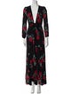 Reformation Floral Print Long Dress