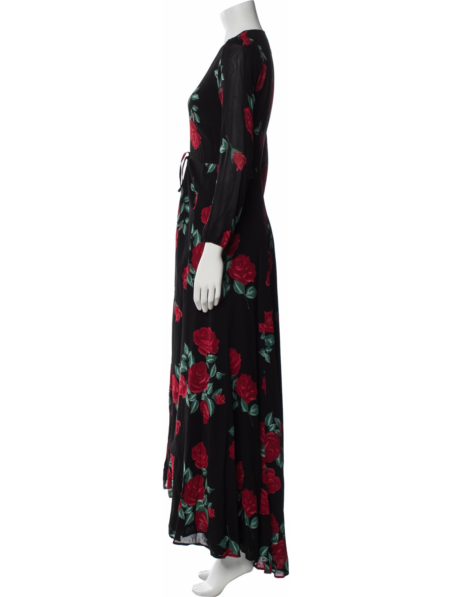 Reformation Floral Print Long Dress