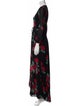 Reformation Floral Print Long Dress