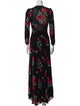 Reformation Floral Print Long Dress