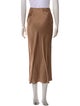 Reformation Silk Midi Length Skirt