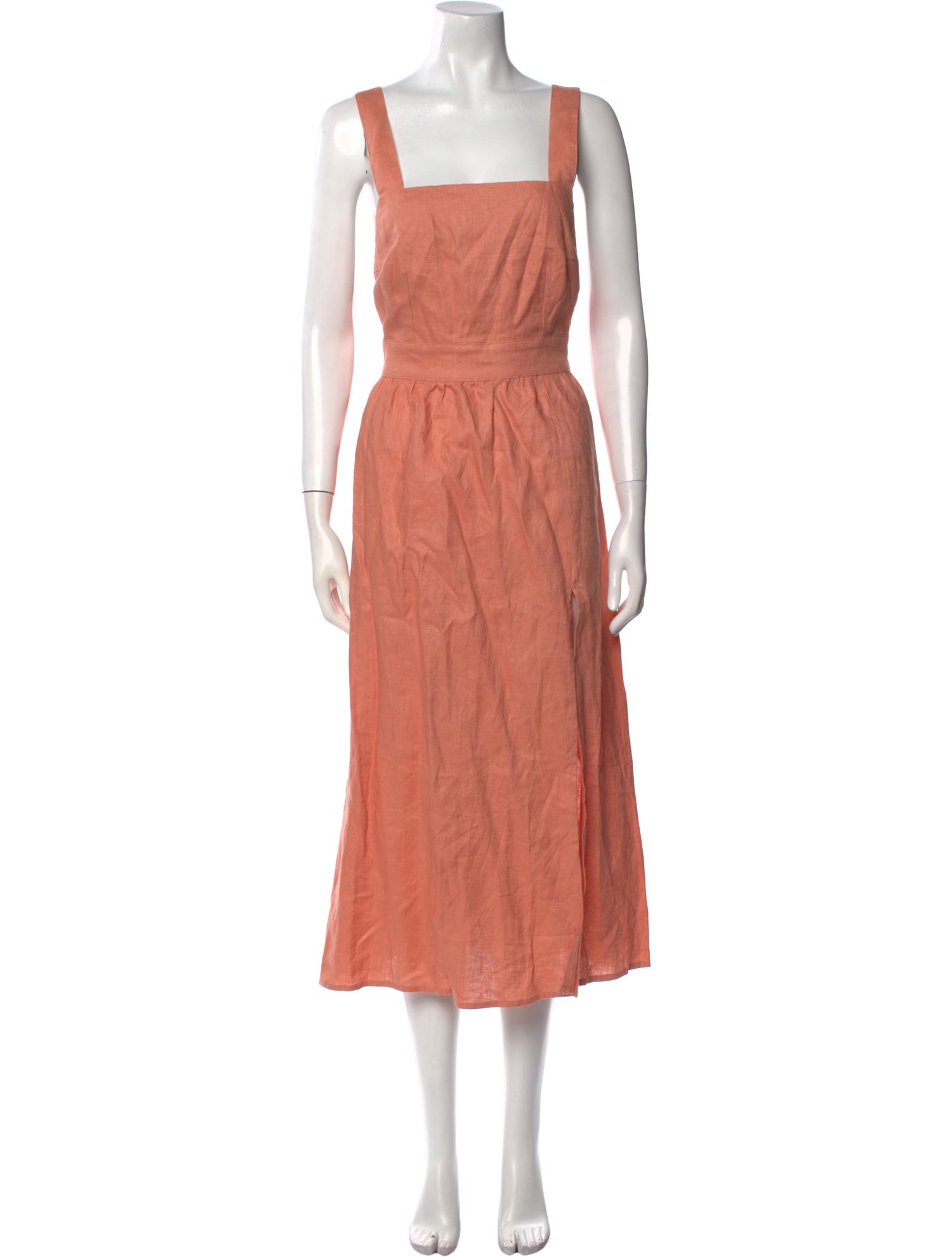 Reformation Linen Midi Length Dress