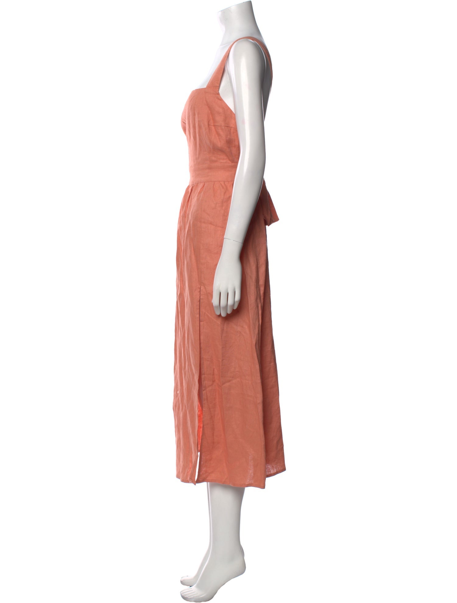 Reformation Linen Midi Length Dress