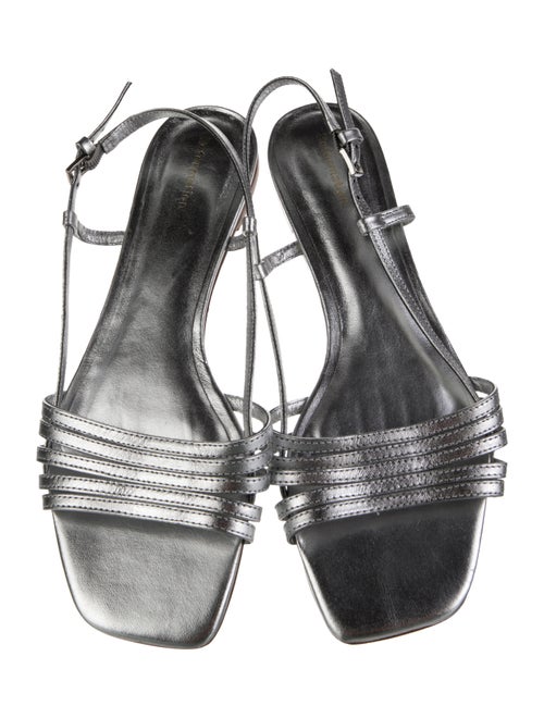 Reformation Leather Slingback Sandals