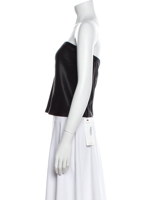 Reformation Silk Strapless Crop Top