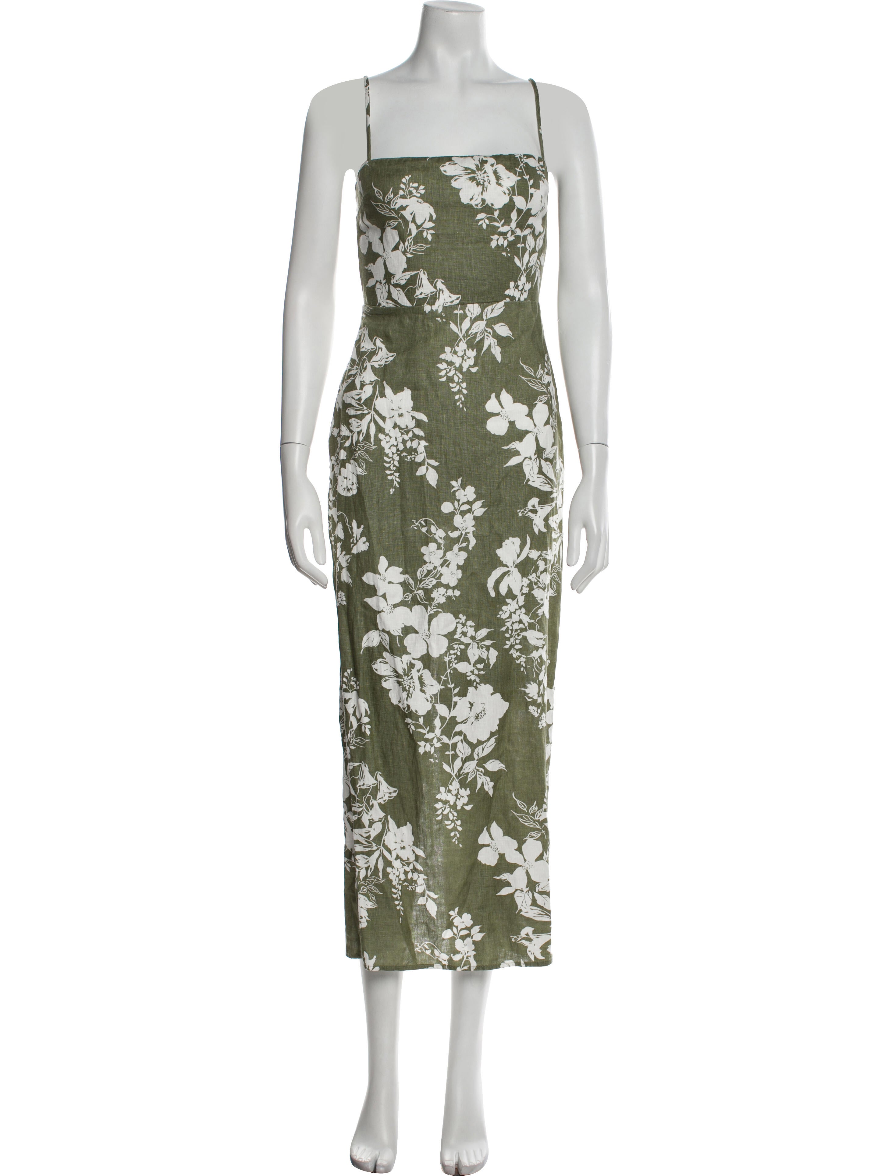 Reformation Linen Long Dress