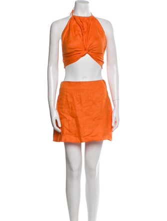 Reformation Linen Skirt Set