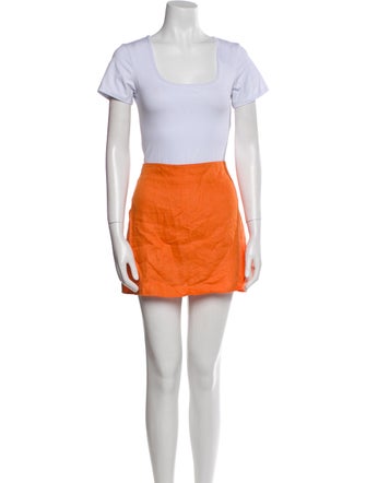 Reformation Linen Skirt Set