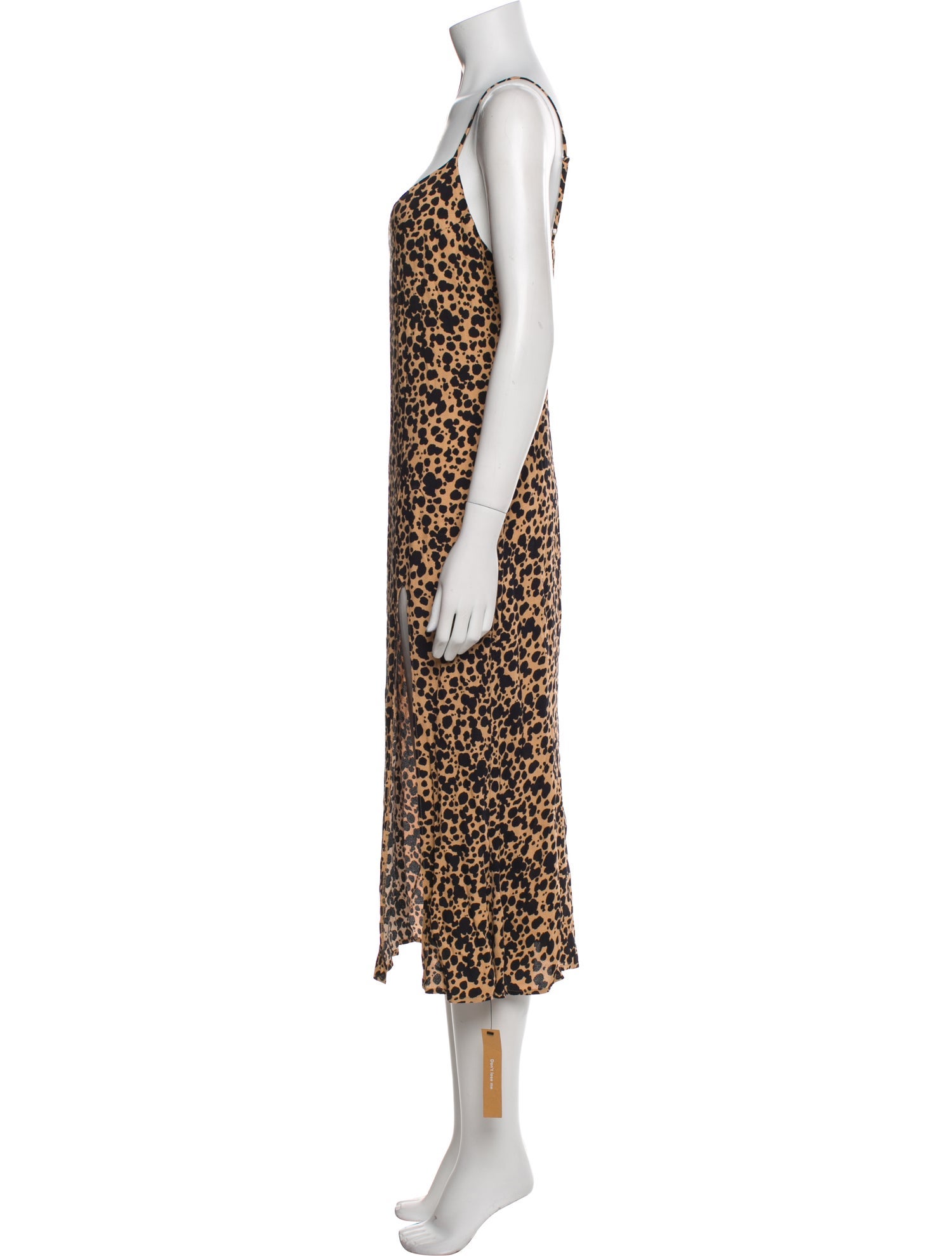 Reformation Animal Print Midi Length Dress w/ Tags