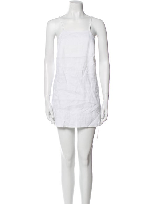 Reformation Linen Square Neckline Tunic