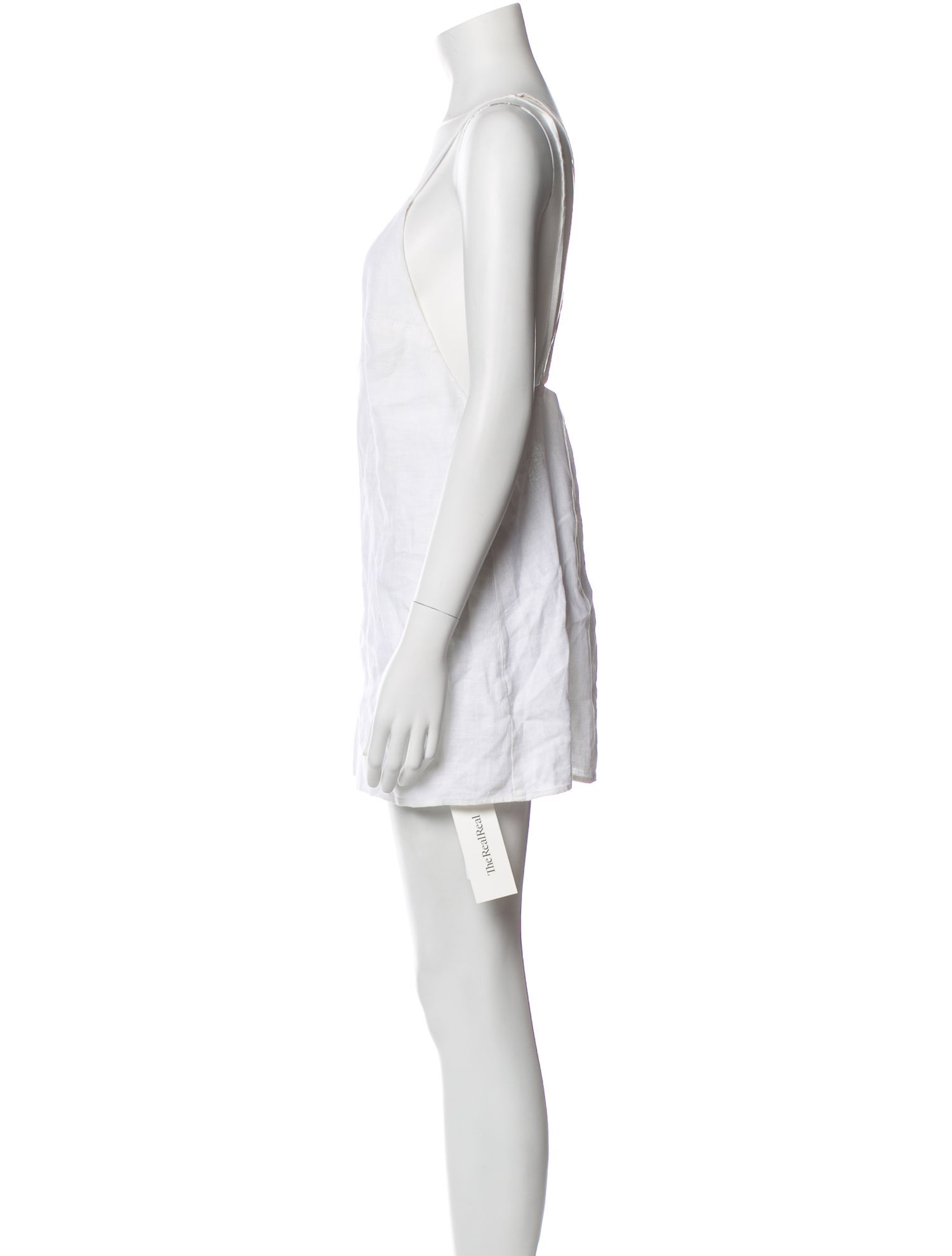 Reformation Linen Square Neckline Tunic