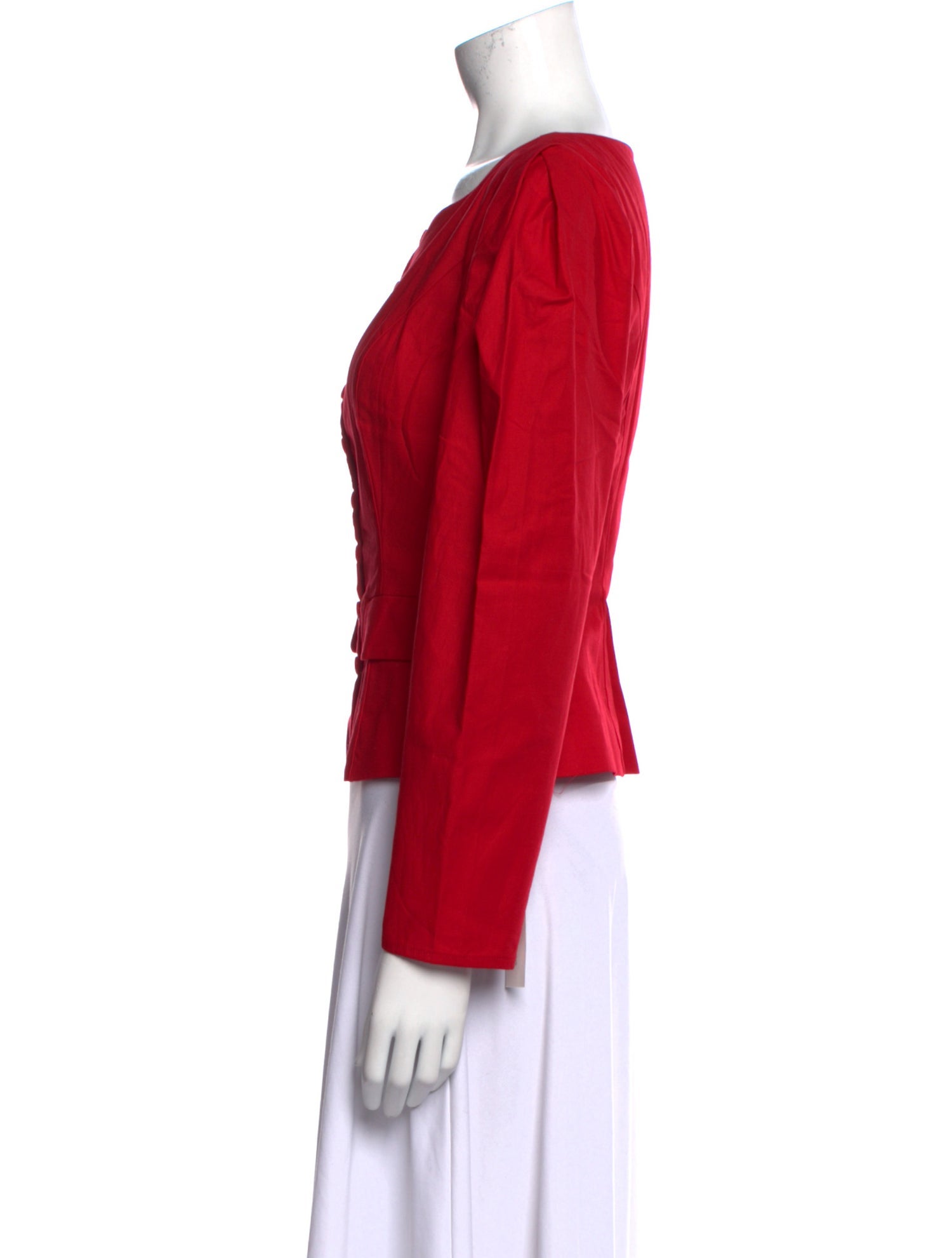 Reformation Scoop Neck Long Sleeve Button-Up Top w/ Tags