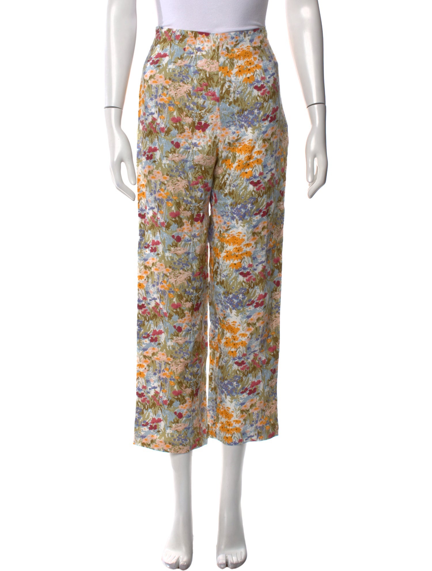 Reformation Linen Straight Leg Pants