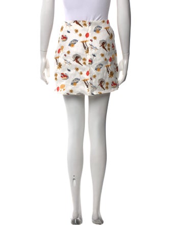 Reformation Linen Mini Skirt