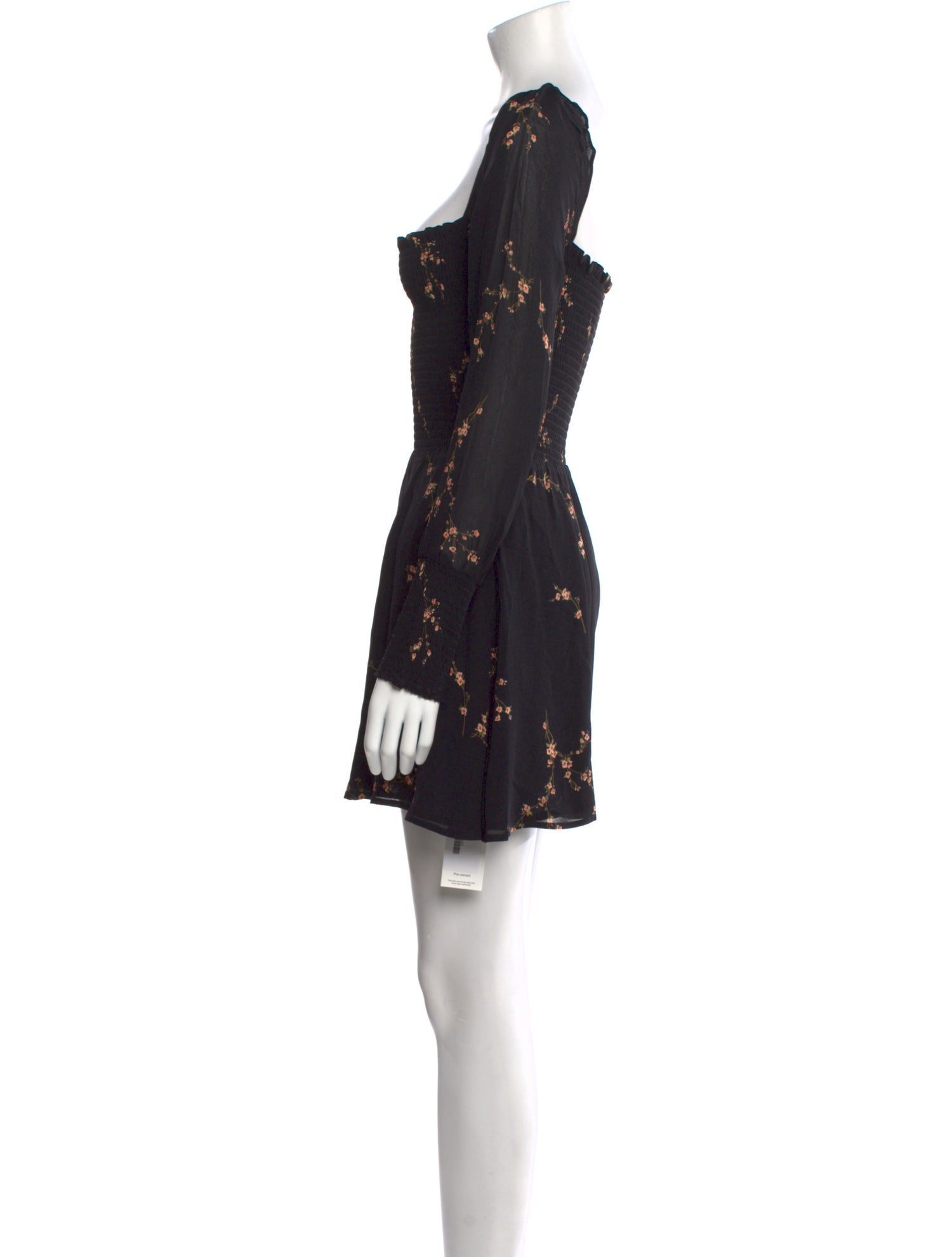 Reformation Floral Print Mini Dress