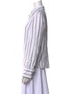 Reformation Linen Striped Button-Up Top