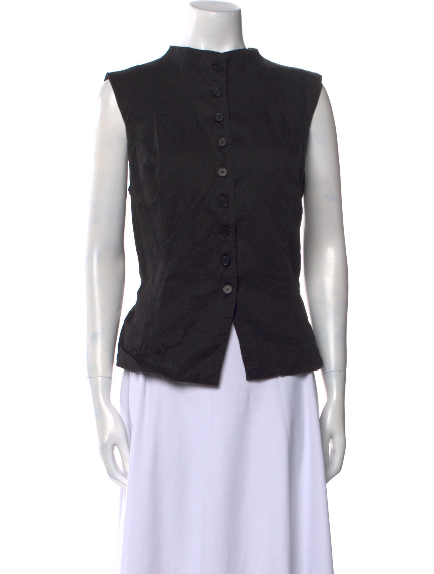 Reformation Mock Neck Sleeveless Top