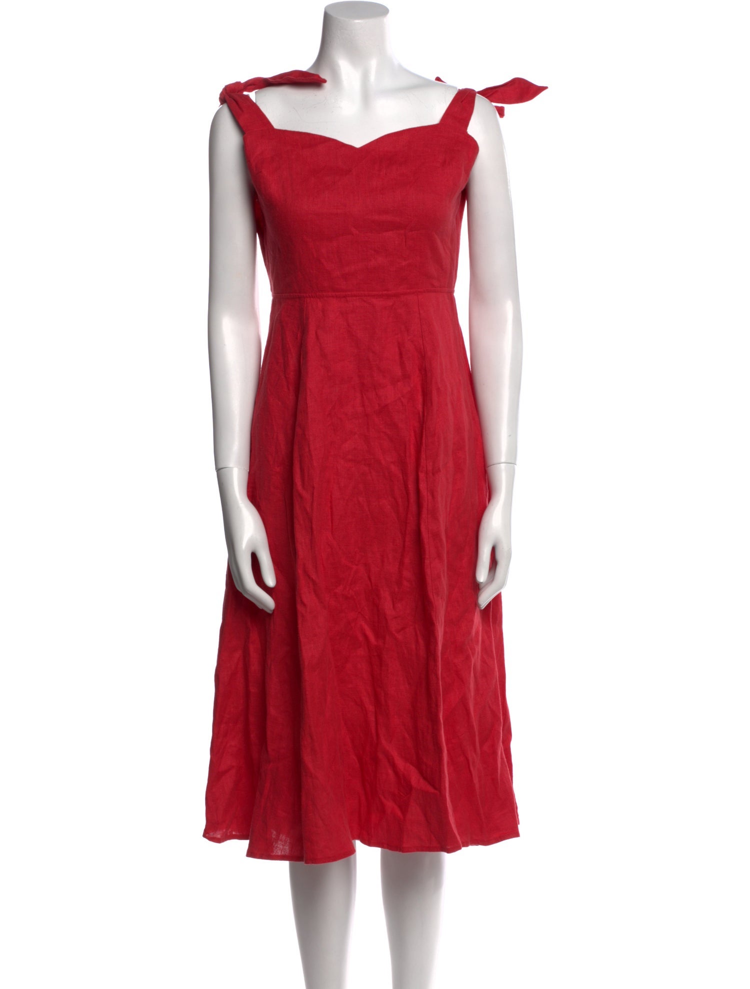 Reformation Linen Midi Length Dress