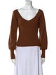Reformation Cashmere V-Neck Sweater