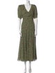Reformation Floral Print Long Dress