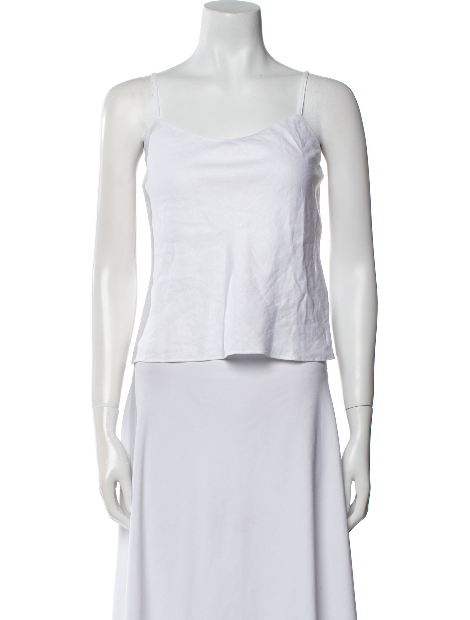 Reformation Linen Square Neckline Crop Top w/ Tags