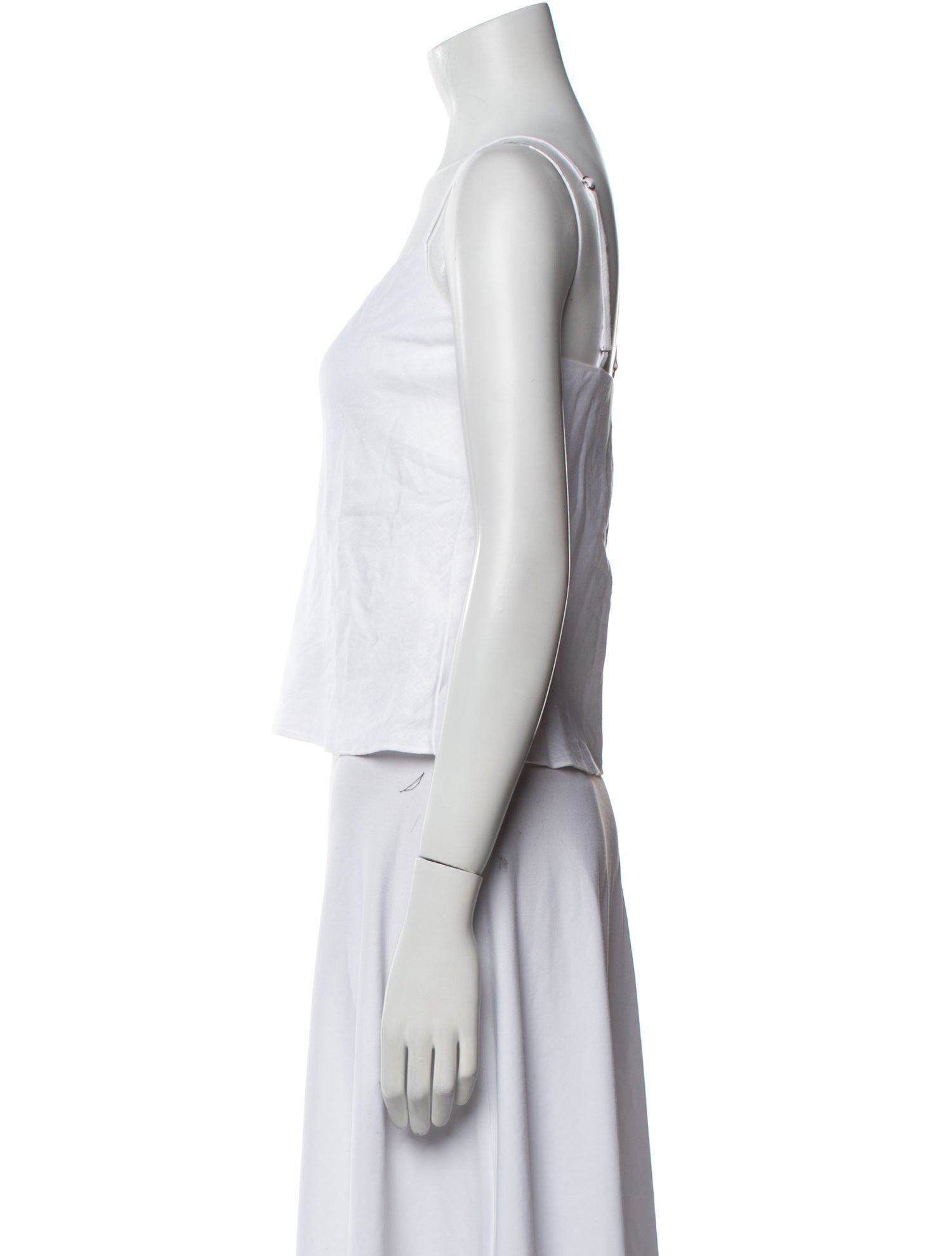 Reformation Linen Square Neckline Crop Top w/ Tags