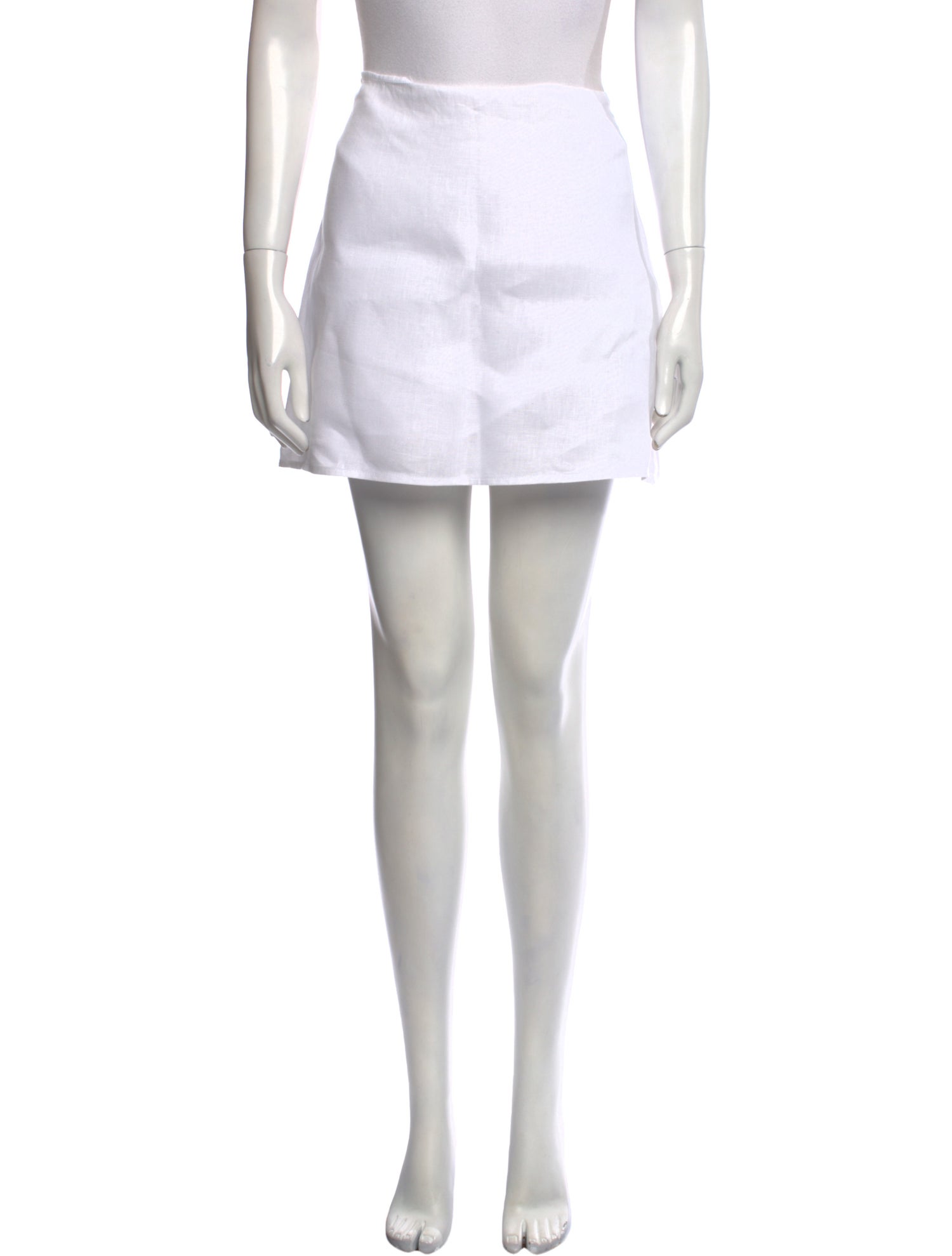 Reformation Linen Mini Skirt