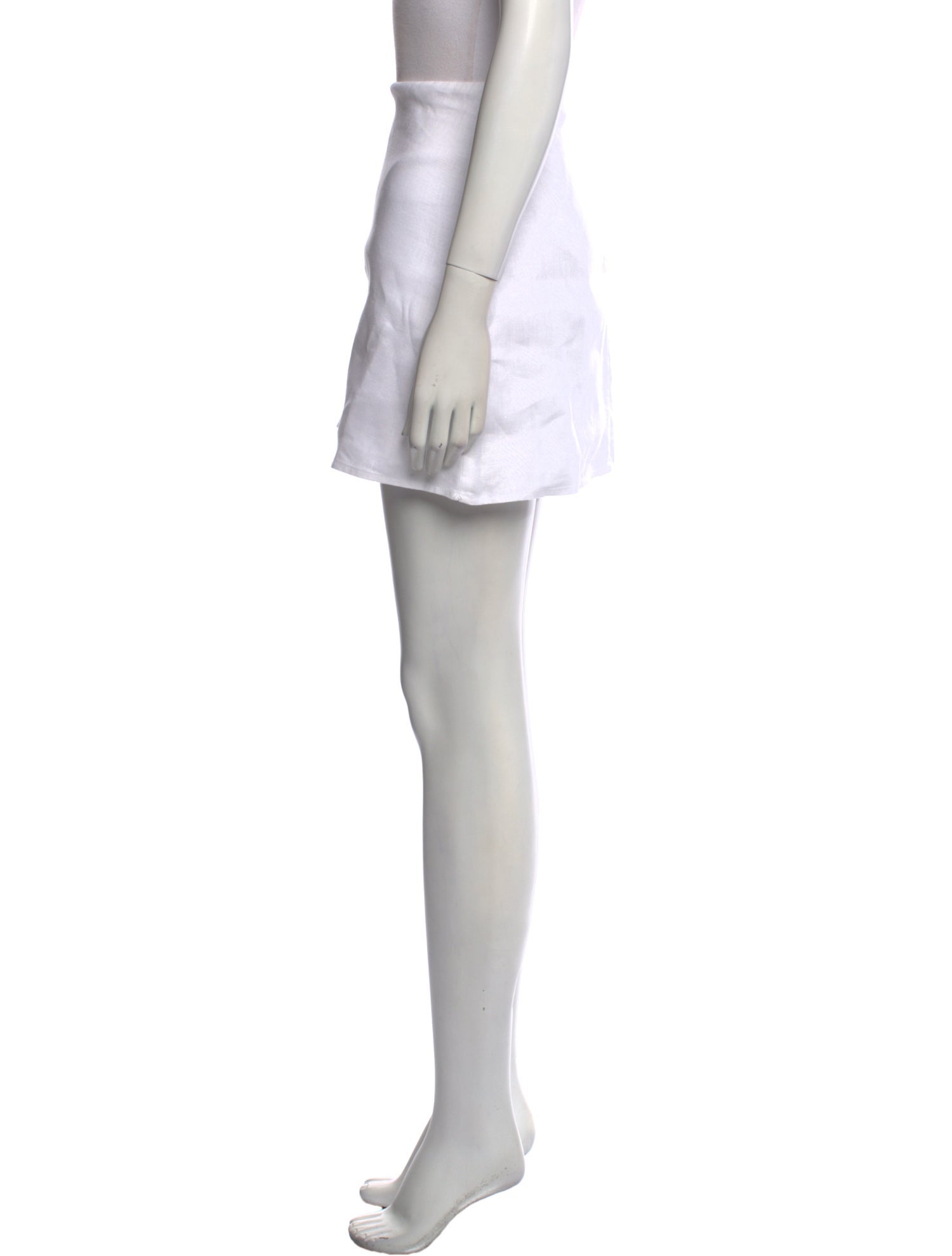 Reformation Linen Mini Skirt