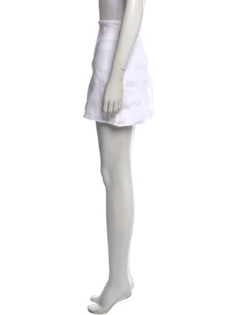 Reformation Linen Mini Skirt