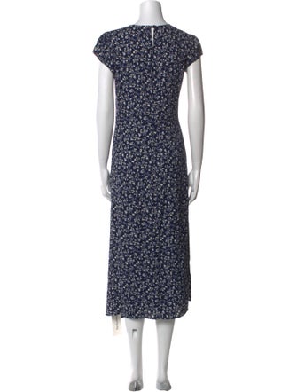 Reformation Floral Print Long Dress