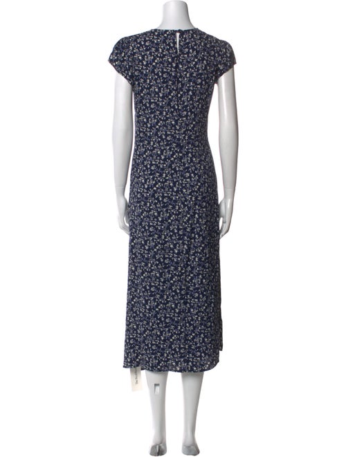 Reformation Floral Print Long Dress