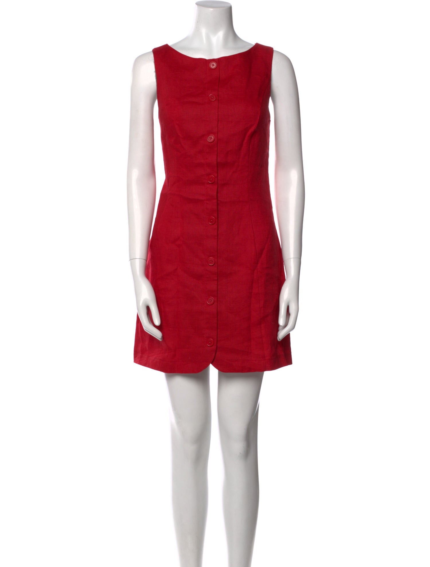 Reformation Bateau Neckline Mini Dress