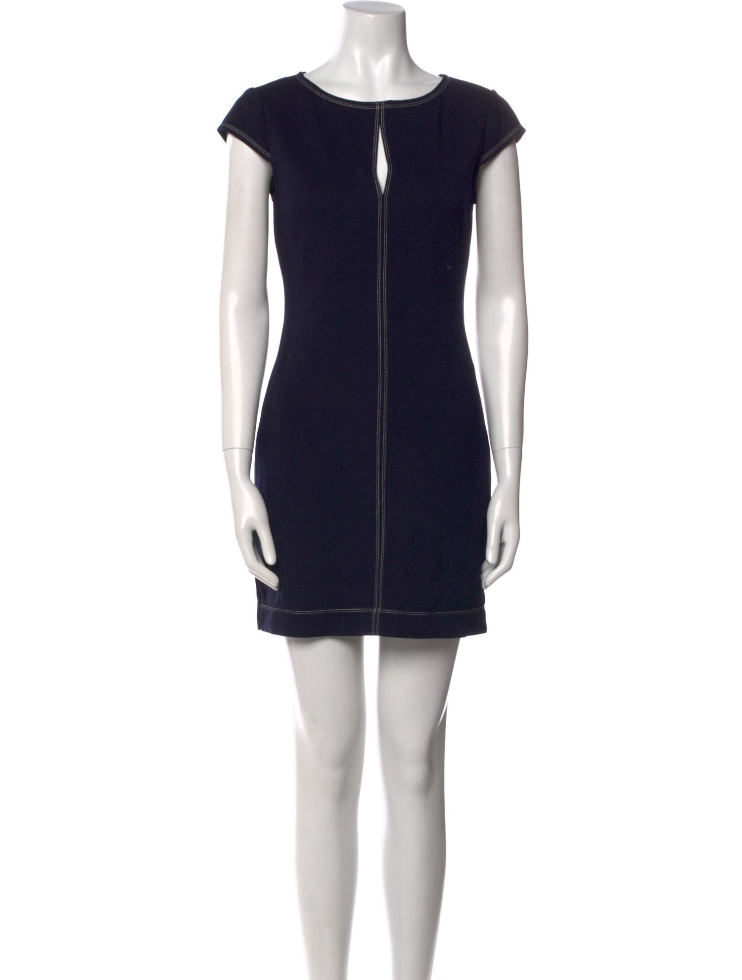 Reformation Bateau Neckline Mini Dress