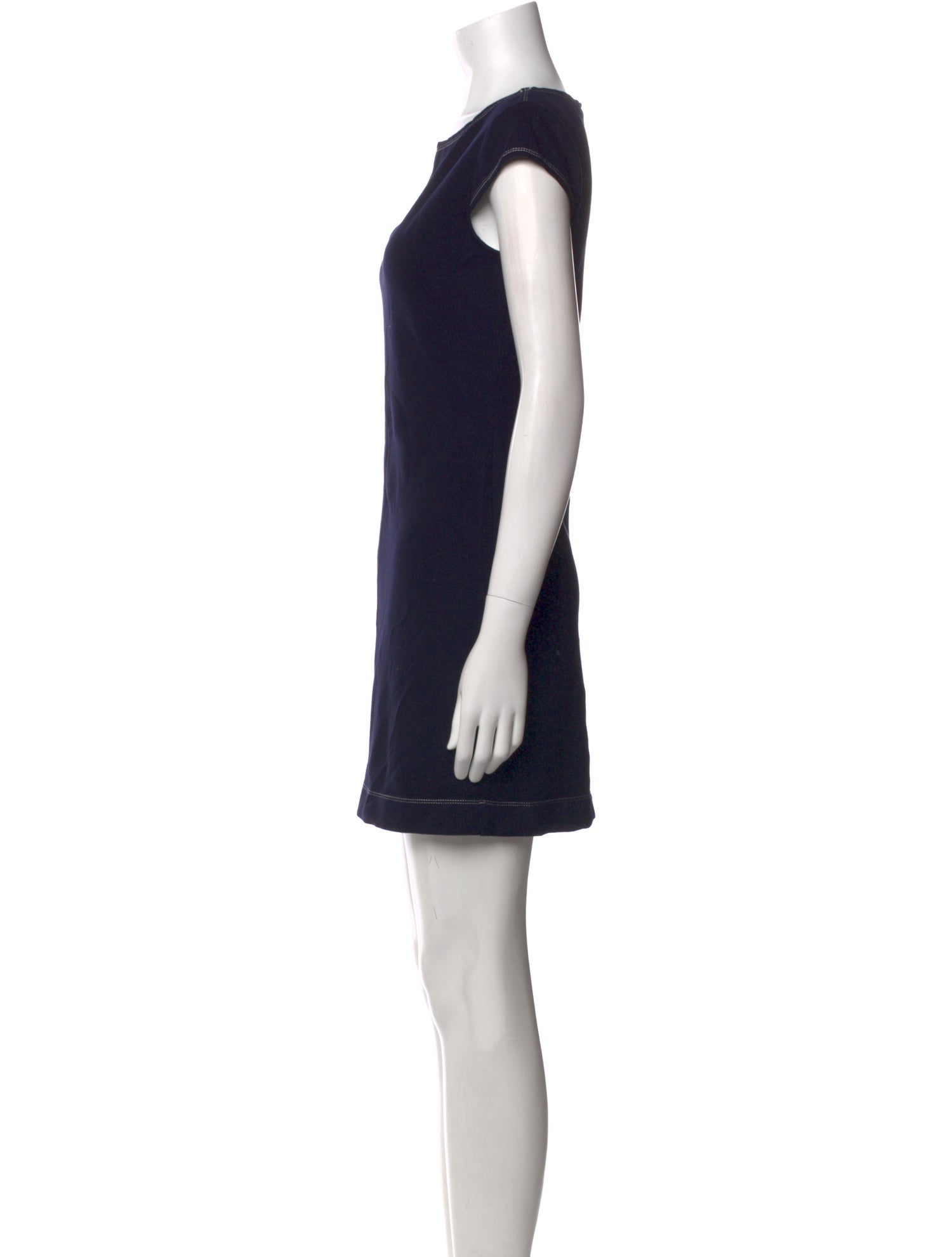 Reformation Bateau Neckline Mini Dress