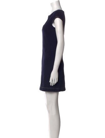 Reformation Bateau Neckline Mini Dress