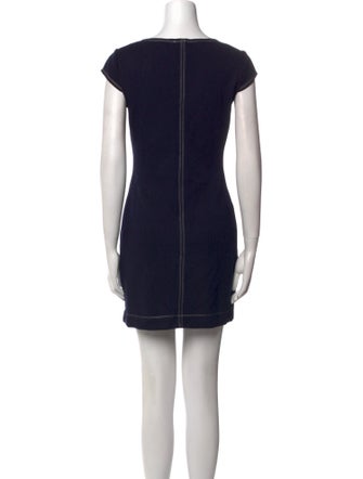 Reformation Bateau Neckline Mini Dress