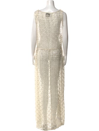 Reformation Bateau Neckline Long Dress