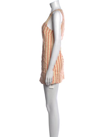 Reformation Striped Mini Dress