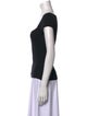 Reformation Square Neckline Short Sleeve Top